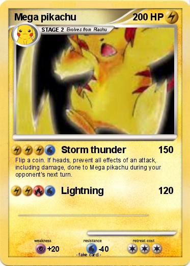 Pokemon Mega pikachu