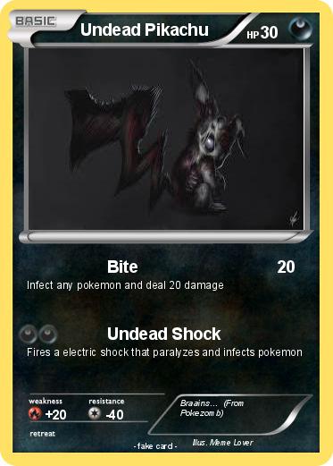 Pokemon Undead Pikachu
