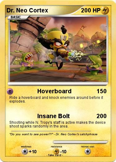 Pokemon Dr. Neo Cortex