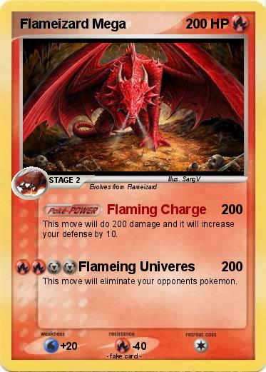 Pokemon Flameizard Mega