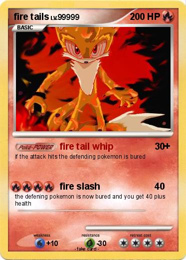 Pokemon fire tails