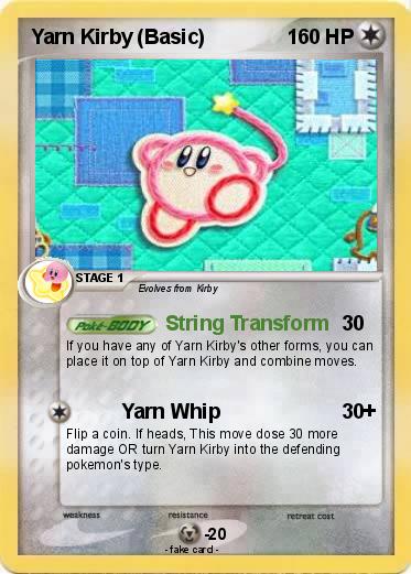 Pokemon Yarn Kirby (Basic)