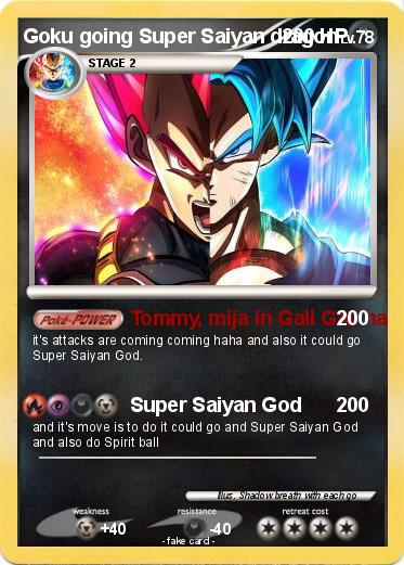 Pokemon Goku going Super Saiyan dragon
