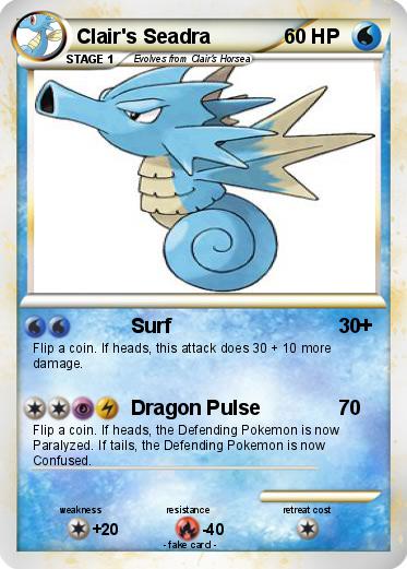 Pokemon Clair's Seadra