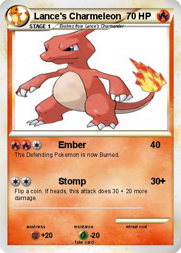 Pokemon Lance's Charmeleon