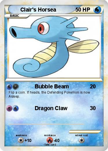 Pokemon Clair's Horsea