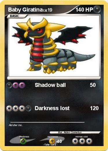 Pokemon Baby Giratina