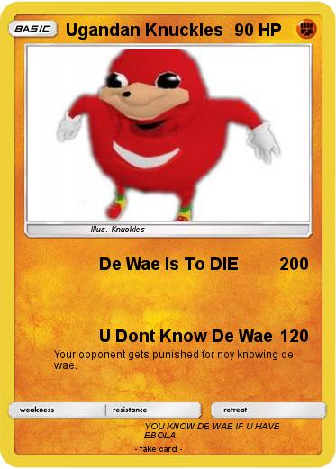 Pokemon Ugandan Knuckles