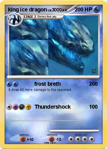 Pokemon king ice dragon