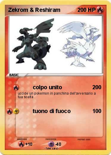 Pokemon Zekrom & Reshiram