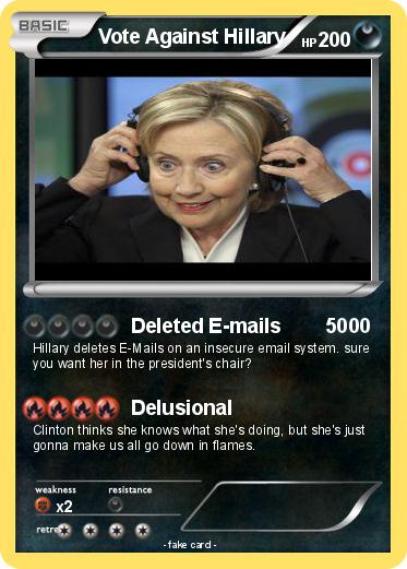 Pokemon Vote Against Hillary
