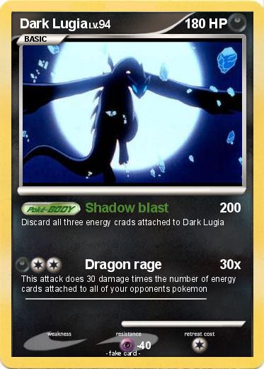 Pokemon Dark Lugia
