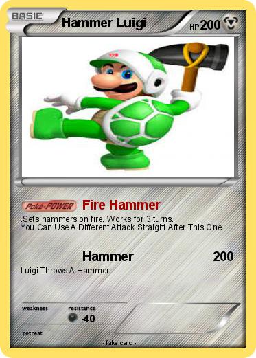 Pokemon Hammer Luigi