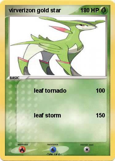 Pokemon virverizon gold star