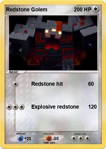 Pokemon Redstone Golem