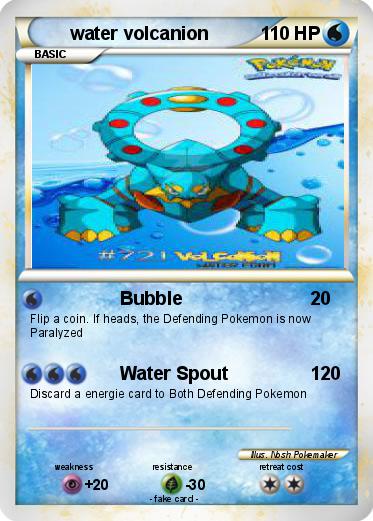Pokemon water volcanion