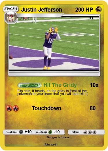 Pokemon Justin Jefferson