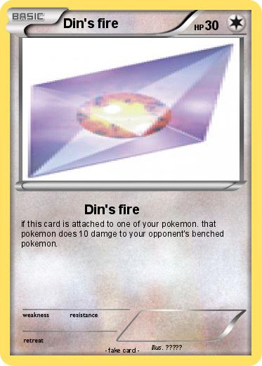 Pokemon Din's fire