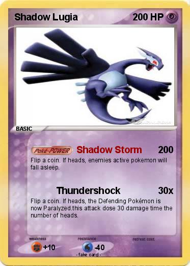 Pokemon Shadow Lugia