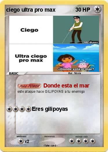 Pokemon ciego ultra pro max