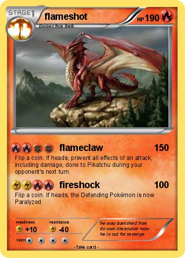 Pokemon flameshot