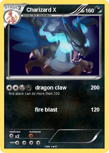 Pokemon Charizard X