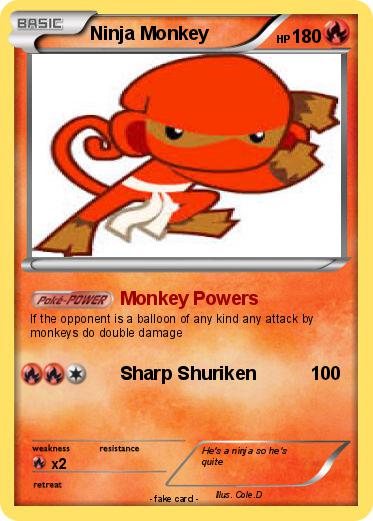 Pokemon Ninja Monkey