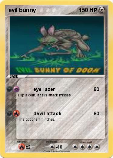 Pokemon evil bunny