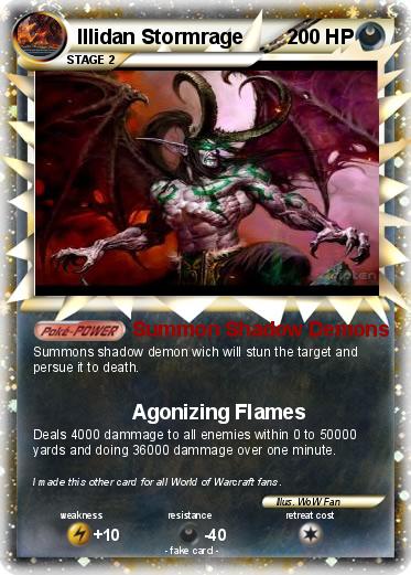 Pokemon Illidan Stormrage
