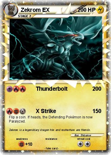 Pokemon Zekrom EX