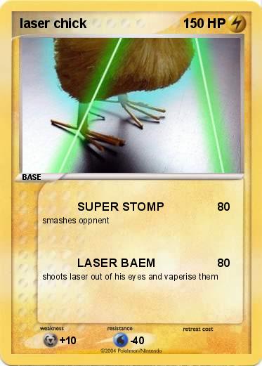 Pokemon laser chick