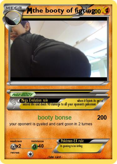 Pokemon the booty of figting