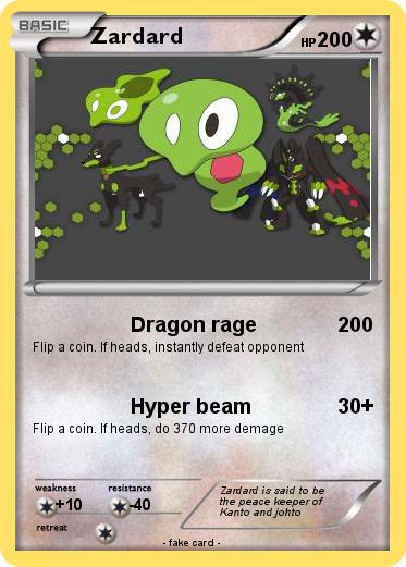 Pokemon Zardard