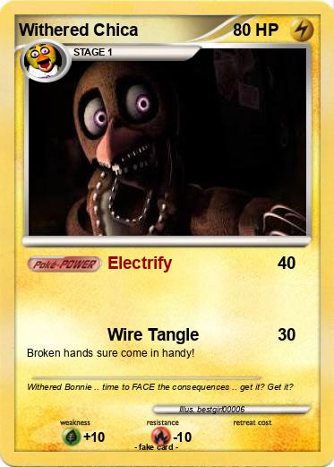 Pokemon Withered Chica