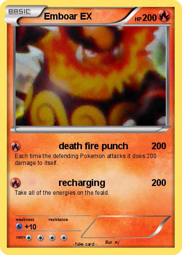 Pokemon Emboar EX