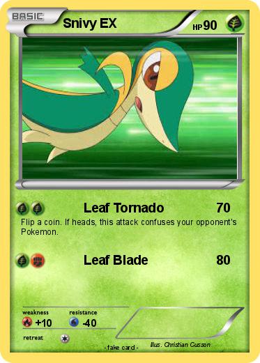 Pokemon Snivy EX