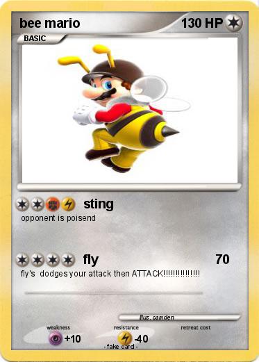 Pokemon bee mario