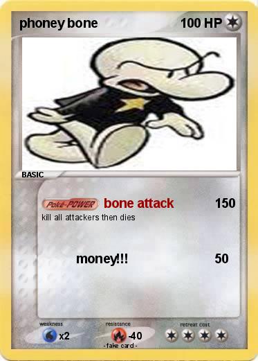 Pokemon phoney bone