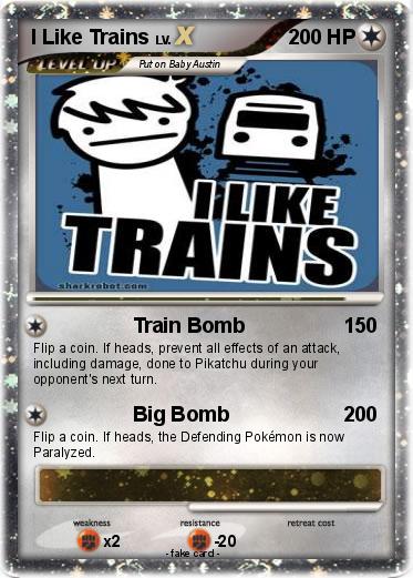Pokemon I Like Trains