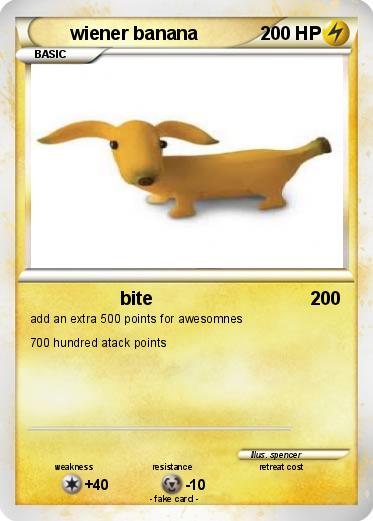 Pokemon wiener banana
