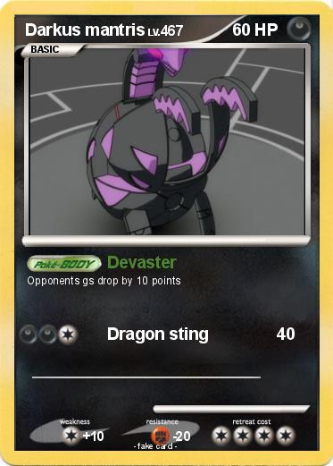 Pokemon Darkus mantris
