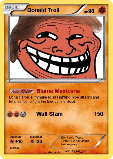 Pokemon Donald Troll