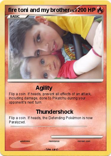 Pokemon fire toni and my brother