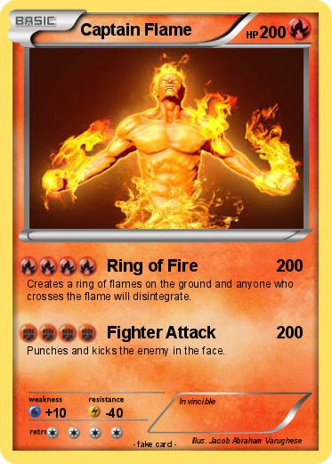 Pokemon Captain Flame