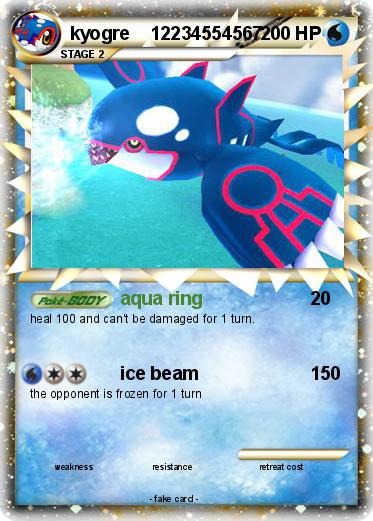 Pokemon kyogre    12234554567