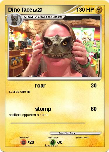 Pokemon Dino face