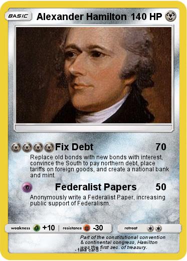 Pokemon Alexander Hamilton