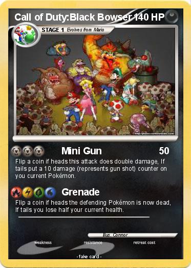 Pokemon Call of Duty:Black Bowser