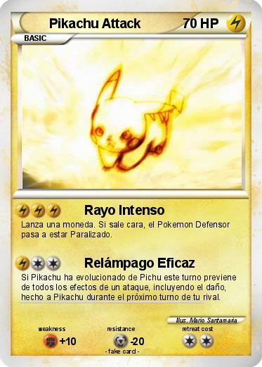 Pokemon Pikachu Attack