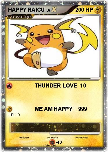 Pokemon HAPPY RAICU